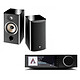 Cambridge Audio EVO 75 + Focal Aria 906 Black High Gloss 2 x 75W all-in-one stereo player - 32-bit/384kHz DAC - Wi-Fi/Bluetooth aptX HD - Fast Ethernet - Chromecast/AirPlay 2 - Spotify Connect - HDMI ARC + Bookshelf Speaker (per pair)