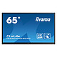 iiyama 65" LED - ProLite TE6504MIS-B2AG Pantalla multitáctil 4K UHD - 16:9 - IPS-AG - 350 cd/m² - 1200:1 - 8 ms - 24/7 - HDMI/VGA/USB-C - Wi-Fi/Bluetooth - HP 2 x 16 W - Negro