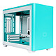 Cooler Master MasterBox NR200P - Cyan Mini Tower PC case with tempered glass window
