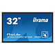 iiyama 32" LED - ProLite TF3239MSC-B1AG Écran tactile interactif Full HD 16:9 - AMVA3-AG - 3000:1 - 8 ms - 24/7 - Portrait/Paysage - HDMI/DisplayPort/RJ45 - Haut-parleurs intégrés
