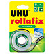 UHU Rollafix Dévidoir + Ruban Invisible - 25 m Dévidoir avec ruban adhésif invisible 19 mm x 25 m