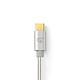 Review Nedis USB-C / USB-A cable - 3 m Nylon/Braided - Aluminium