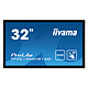 iiyama 32" LED - ProLite TF3215MC-B1AG Écran tactile interactif Full HD 16:9 - AMVA3-AG - 3000:1 - 500 cd/m² - 8 ms - 24/7 - Portrait/Paysage - HDMI/VGA - IP65