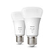 Philips Hue White Ambiance E27 A60 9,5 W Bluetooth x 2 Pack de 2 bombillas E27 A60 - 9,5 vatios
