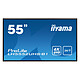 iiyama 54.6" LED - ProLite LH5552UHS-B1 3840 x 2160 pixels 16:9 - VA - 5000:1 - 500 cd/m² - 8 ms - Android OS - HDMI/DP/DVI - Ethernet - Haut-parleurs intégrés - 24/7 - Noir