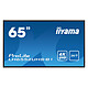 iiyama 64.5" LED - ProLite LH6552UHS-B1 3840 x 2160 pixels 16:9 - IPS - 1200:1 - 500 cd/m² - 8 ms - Android OS - HDMI/DP/DVI - Ethernet - Haut-parleurs intégrés - 24/7 - Noir