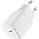 QDOS PowerCube Duo 20 20W USB-C power adapter with MFI certified charging cable