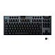 Logitech G915 Tenkeyless Lightspeed Carbon (Tactile Version) Wireless gaming keyboard - TKL format - mechanical touch switches (GL Tactile switches) - LightSpeed technology - RGB backlighting with Lightsync technology - AZERTY, French