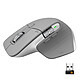 Logitech MX Master 3 (Grey) Wireless mouse - right-handed - 4000 dpi laser sensor - 7 buttons - exclusive thumb wheel - Logitech Flow technology