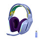 Logitech G G733 Lightspeed (Lilas) Casque gaming sans fil - circum-aural fermé - DTS Headphone:X 2.0 - technologie sans fil Lightspeed - microphone unidirectionnel - rétro-éclairage Lightsync RGB