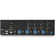 Acheter StarTech.com Switch KVM USB-C double affichage 4 ports HDMI avec hub USB intégré