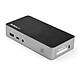 StarTech.com Station d'accueil USB-C double affichage 1080p 60 Hz avec Power Delivery 60 W Station d'accueil USB-C double écrans 1080p, 4x USB 3.0, 1x port Gigabit Ethernet, 1x Mini-jack 3.5 mm) avec Power Delivery 60 W