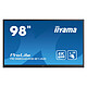 iiyama 98" LED - ProLite TE9804MIS-B1AG Écran tactile multipoint 4K UHD - 16:9 - IPS-AG - 1200:1 - 8 ms - 24/7 - HDMI/USB-C - Wi-Fi - HP 2 x 16 W - Noir