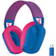 Logitech G G435 (Azul) Auriculares inalámbricos Gaming - circumaurales con respaldo cerrado - tecnología inalámbrica Lightspeed/Bluetooth - dos micrófonos integrados - compatibles con PC, móvil, PlayStation 4 y PlayStation 5