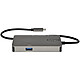 Opiniones sobre Adaptador multipuerto USB-C a HDMI 4K o VGA de StarTech.com con Hub USB 3.0, GbE y PD de 100W