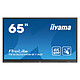 iiyama 65" LED - ProLite TE6502MIS-B1AG Schermo multi-touch 4K UHD - 16:9 - VA-AG - 15000:1 - 6.5 ms - 24/7 - HDMI - Wi-Fi/Bluetooth - HP 2 x 10 W - Nero