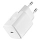 QDOS PowerCube Mini Duo 20 20W USB-C power adapter with charging cable