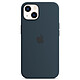 Apple Silicone Case with MagSafe Bleu Abysse Apple iPhone 13 Coque en silicone avec MagSafe pour Apple iPhone 13