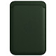 Apple iPhone Leather Wallet with MagSafe Vert Séquoia iPhone 13 / 13 mini / 13 Pro / 13 Pro Max Porte-cartes en cuir avec MagSafe pour iPhone 13 / 13 mini / 13 Pro / 13 Pro Max