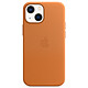 Custodia in pelle Apple con MagSafe marrone dorato per Apple iPhone 13 mini Custodia in pelle con MagSafe per Apple iPhone 13 mini