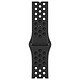 Apple Wristband Nike Sport 45 mm Anthracite/Black Nike Fluoroelastomer Sport Band for Apple Watch 42/44/45 mm