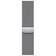 Apple Milanese Loop 45 mm Silver Milanese strap for Apple Watch 42/44/45 mm
