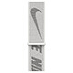 Apple 45 mm Summit Nike Sport Loop White Fleece - Regular Nike Sport Woven Nylon Strap for Apple Watch 42/44/45 mm