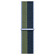 Cinturino Apple Sport Loop 45mm Blu abisso/Verde muschio - Regular Cinturino loop sportiva per Apple Watch 42/44/45 mm