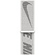 Apple 41 mm Summit Nike Sport Loop White Fleece - Regular Nike Sport Woven Nylon Strap for Apple Watch 38/40/41 mm