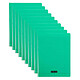 Calligraphe 8000 Polypro Notebook 96 pages 24 x 32 cm seyes large squares Green x 10 Pack of 10 Notebooks 96 pages 90g 240 x 320 mm in stitched binding with polypropylene cover