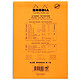 Buy Rhodia Bloc N°16 Orange stapled on letterhead 14.8 x 21 cm squared 5 x 5 160 pages (x10)