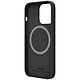 QDOS Case Touch Pure avec Snap Noir pour iPhone 13 Pro Coque de protection en silicone avec aimant Snap pour Apple iPhone 13 Pro