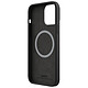 QDOS Case Touch Pure avec Snap Noir pour iPhone 13 Pro Max Coque de protection en silicone avec aimant Snap pour Apple iPhone 13 Pro Max