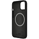 QDOS Case Touch Pure avec Snap Noir pour iPhone 13 Coque de protection en silicone avec aimant Snap pour Apple iPhone 13