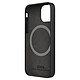 QDOS Case Touch Pure avec Snap Noir pour iPhone 13 mini Coque de protection en silicone avec aimant Snap pour Apple iPhone 13 mini