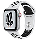Apple Watch Nike SE GPS + Cellular Silver Aluminium Bracelet Sport Platine Pur/Noir 40 mm Montre connectée 4G - Aluminium - Étanche - GPS - Cardiofréquencemètre - Écran Retina - Wi-Fi 2.4 GHz / Bluetooth - watchOS 7 - Bracelet 40 mm