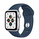 Apple Watch SE GPS Silver Aluminium Bracelet Sport Bleu Abysse 40 mm Montre connectée - Aluminium - Étanche - GPS - Cardiofréquencemètre - Écran Retina Always On - Wi-Fi 2.4 GHz / Bluetooth - watchOS 7 - Bracelet 40 mm