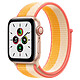 Apple Watch SE GPS + Cellular Oro Alluminio Sport Fibbia Indiana Giallo/Bianco 40 mm Orologio connesso - Alluminio - Impermeabile - GPS - Cardiofrequenzimetro - Display Retina - Wi-Fi 2.4 GHz / Bluetooth - watchOS 7 - Anello sportivo 40 mm