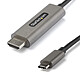 Cable adaptador StarTech.com USB-C a HDMI 4K 60 Hz - 2m Cable adaptador de USB-C a HDMI - Macho / Macho (compatible con 4K a 60 Hz) - 2 metros - Gris