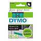 DYMO Ruban D1 Standard - noir sur vert 12 mm x 7 m Ruban noir sur vert 12 mm x 7 m