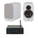 Tangent Ampster BT II + Q Acoustics 3010i White 2 x 50 W Bluetooth aptX integrated stereo amplifier + bookshelf speaker (pair)