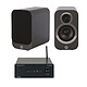 Tangent Ampster BT II + Q Acoustics 3010i Grey 2 x 50 W Bluetooth aptX integrated stereo amplifier + bookshelf speaker (pair)