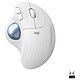 Logitech Ergo M575 (Blanc) Trackball sans fil - RF 2.4 / Bluetooth - droitier - capteur optique 2000 dpi - 5 boutons