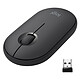Logitech Pebble M350 (Graphite) Wireless mouse - ambidextrous - 1000 dpi optical sensor - 3 buttons