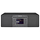 Sangean REVERY R6 Noire Micro-chaîne stéréo 2 x 7 Watts - Radio Internet/FM/DAB+ - Lecteur CD - Wi-Fi/Bluetooth/NFC - Réveil - AUX/USB