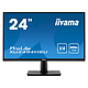 iiyama 23.8" LED - ProLite XU2494HSU-B1 1920 x 1080 pixels - 3 ms (gris à gris) - Format 16/9 - Dalle VA - 75 Hz - VGA/HDMI/DisplayPort - Hub USB - Haut-parleurs - Noir