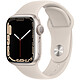 Apple Watch Series 7 GPS Correa deportiva de aluminio BLANCO ESTRELLA  41 mm Reloj conectado - Aluminio - Resistente al agua - GPS - Pulsómetro - Pantalla OLED Retina Always On - Wi-Fi 4 / Bluetooth 5.0 - watchOS 8 - Correa deportiva 41 mm