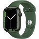 Apple Watch Series 7 GPS Aluminium Green Sport Band 45 mm Montre connectée - Aluminium - Étanche - GPS - Cardiofréquencemètre - Écran OLED Retina Always On - Wi-Fi 4 / Bluetooth 5.0 - watchOS 8 - Bracelet  45 mm
