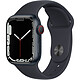 Apple Watch Series 7 GPS + Cellular Aluminium Midnight Sport Band 41 mm Montre connectée 4G - Aluminium - Étanche - GPS - Cardiofréquencemètre - Écran OLED Retina Always On - Wi-Fi 4 / Bluetooth 5.0 - watchOS 8 - Bracelet  41 mm