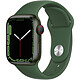 Apple Watch Series 7 GPS + Cellular Aluminium Green Sport Band 41 mm 4G Smartwatch - Aluminium - Waterproof - GPS - Heart Rate Monitor - OLED Retina Always On Display - Wi-Fi 4 / Bluetooth 5.0 - watchOS 8 - Sport Band 41 mm